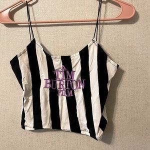 A Tim Burton Film crop top